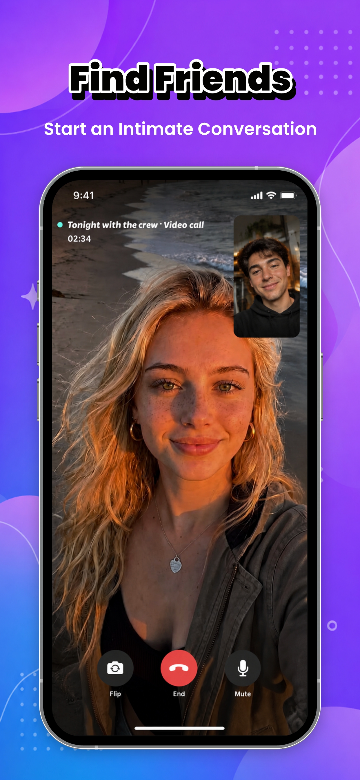 Start a private video conversation